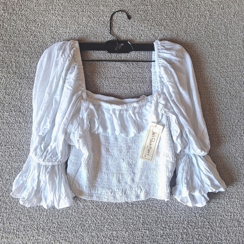NWT- Jen's Pirate Booty × Free People Bethany Blouse